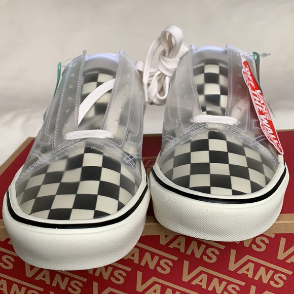 VANS COMFYCUSH SLIP-SK CHECKERBOARD BLACK/WHITE WM - Picture 9 of 13